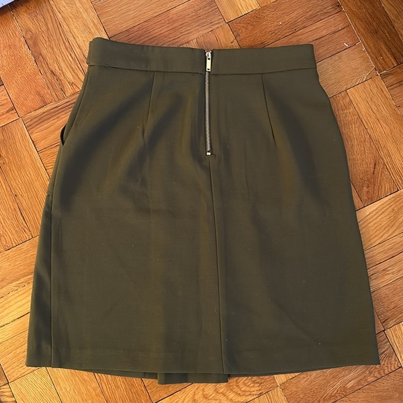 Skirt SET - white and olive - Picture 5 of 6